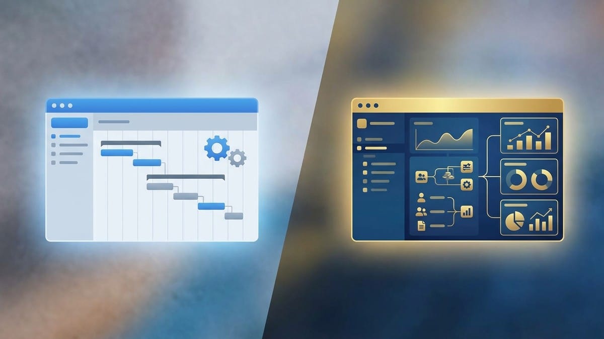 Microsoft Project Standard vs Professional: Funktioner